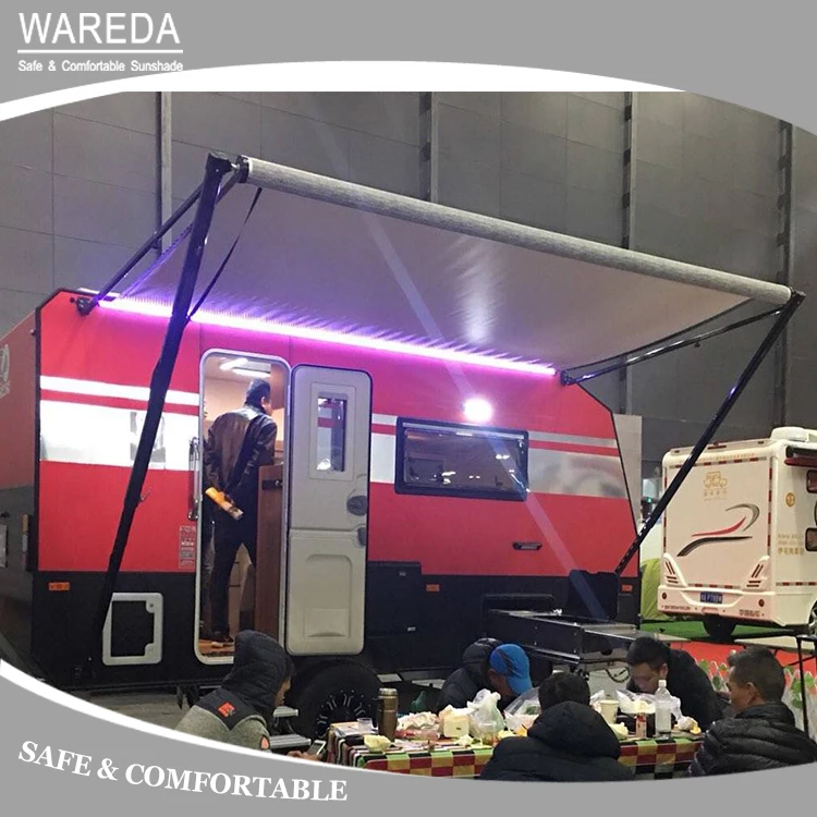 Outdoor Manual Camping Trailer Motorhome Accessories Awning