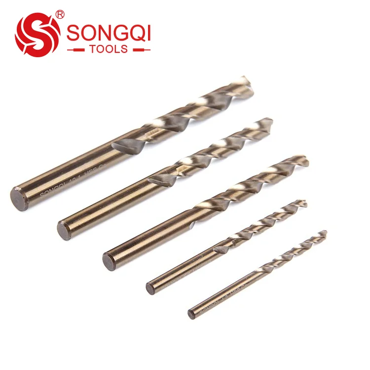 Набор сверл Jobber, 25 шт., HSS M35 DIN338 5%, высококобальтовые спиральные сверла из нержавеющей стали/алюминия/нержавеющей стали