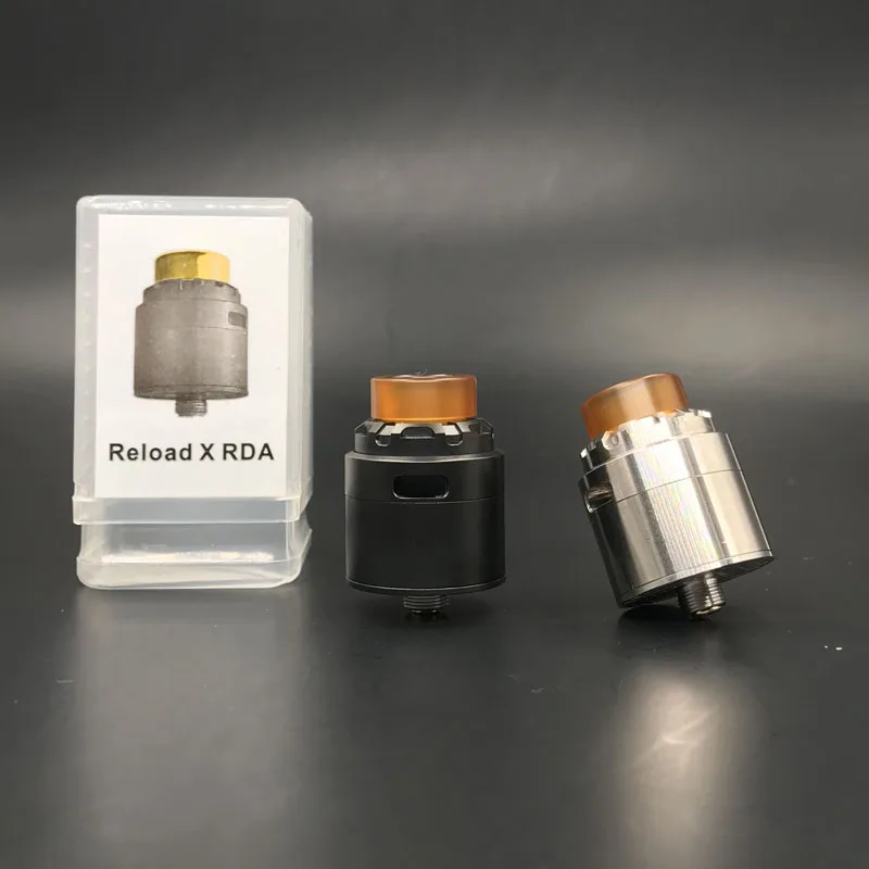  2018 Новое поступление Перезаправляемые Атомайзеры емкостью vape pod многослойное сочетание RDA 24 мм перезагрузки испаритель 4 вида цветов Перезагрузка х