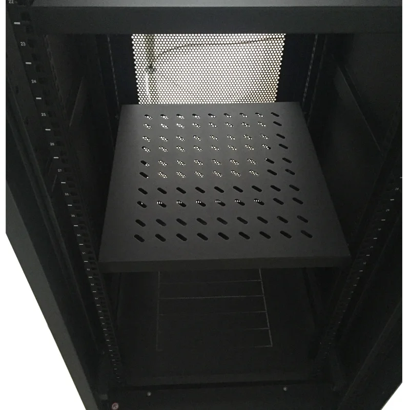 China soundproof 22u 37u 48u ddf vented front and sides door type data cabinets for power engineering