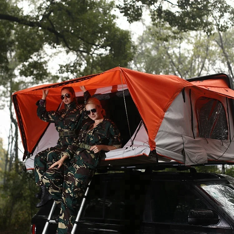 New design 2022 with waterproof sunroof modern car roof top tent
