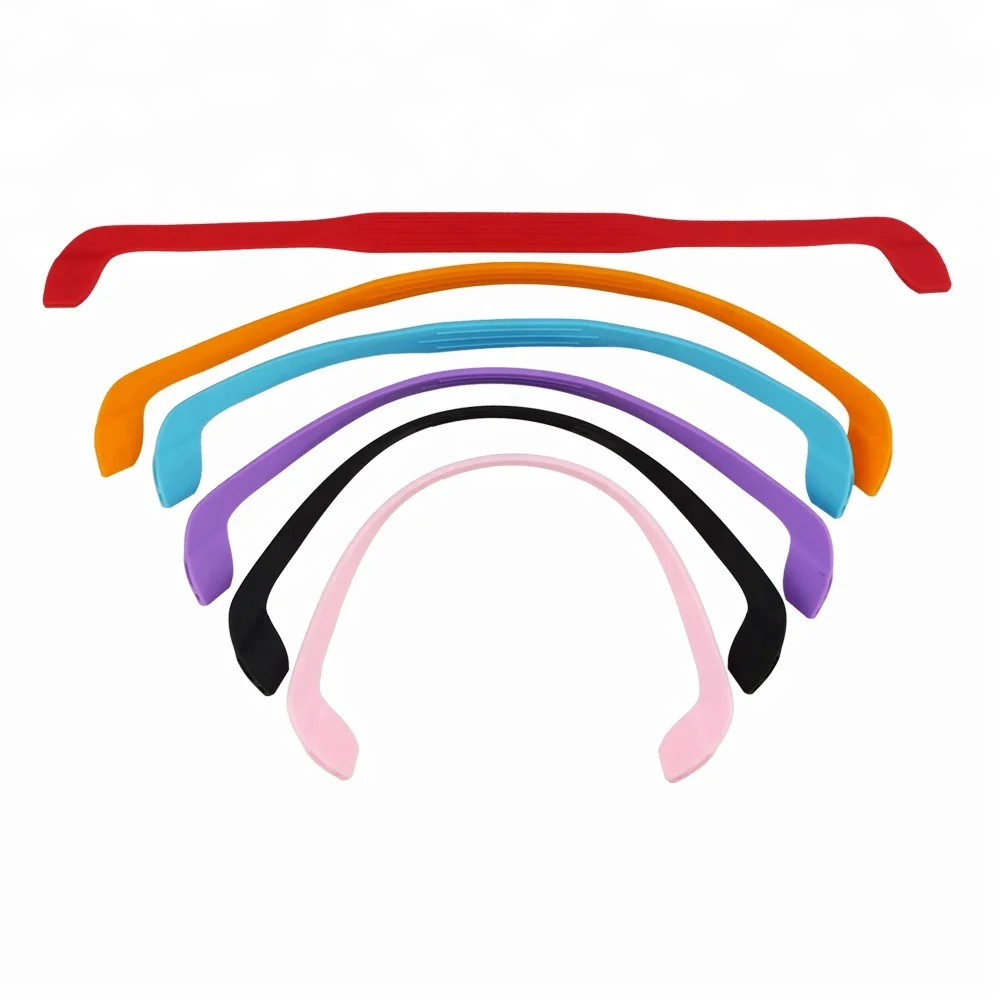 Wholesale Flexible Eyeglasses Lanyard Eyewear Retainer Silicone Sports Glasses Straps