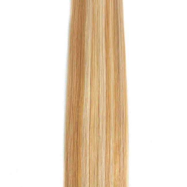 Hair extension type Vietnamese remy brown and ash blonde balayage i tip hair extensions human hair 22 inches