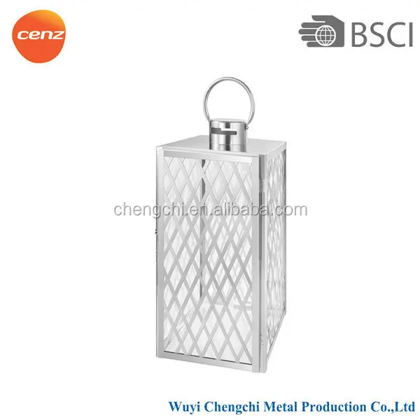  Классическое украшение для дома Европейский наружный фонарь из нержавеющей стали стеклянный фонарь-свеча
