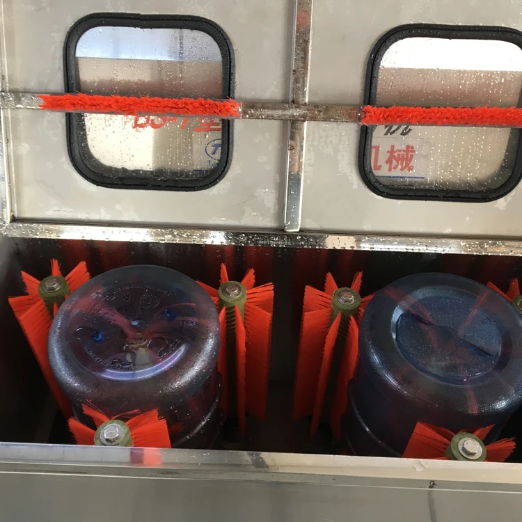 High Quality Semiautomatic 5 Gallon Bottle External Brush Washing Machine