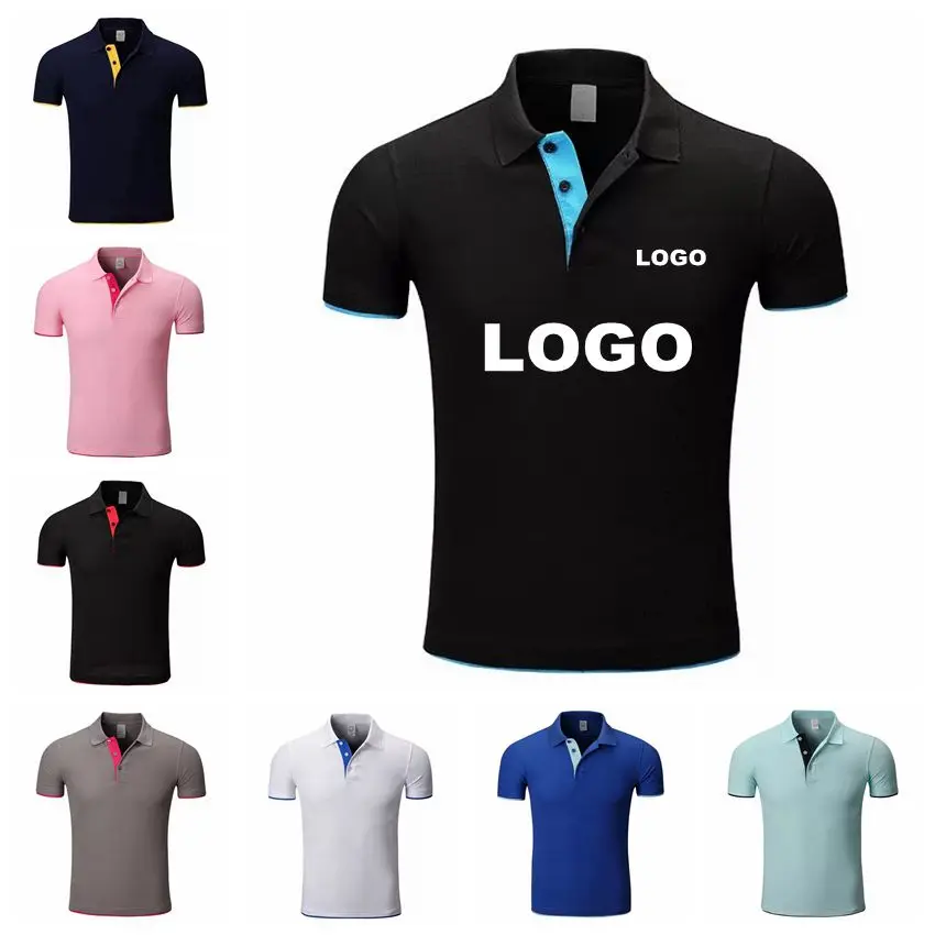 
New standard high quality Custom CVC combed cotton Staff Uniform oem t shirt Polo Shirt 