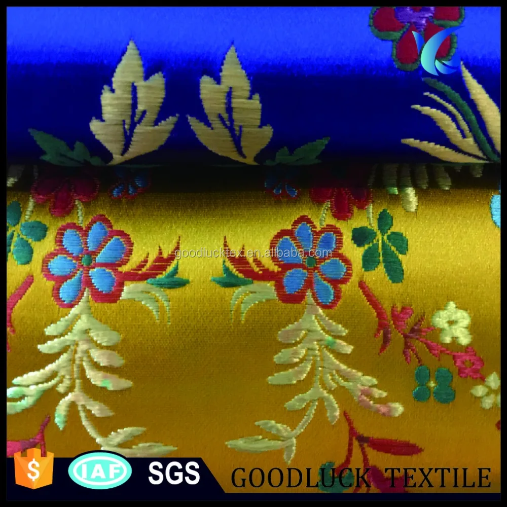 shiny jacquard lining fabric fancy polyester nylon brocade jacquard table cloth for wedding,home,hotel and party decoration