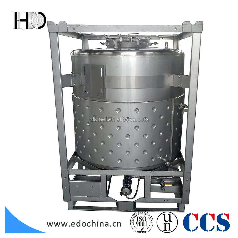 
2500L stainless steel storage tank 