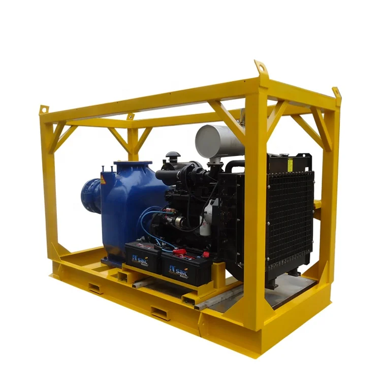 Diesel Engine Driven Water Pumping Machine High Powerful Dewatering Pump For Mining Industry