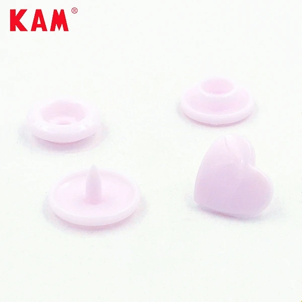 plastic snap button KAM XT-502 heart snap button