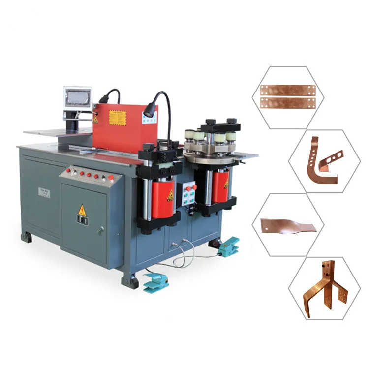 3 in 1 CNC Copper Busbar Bending Cutting Punching machine for control Panel