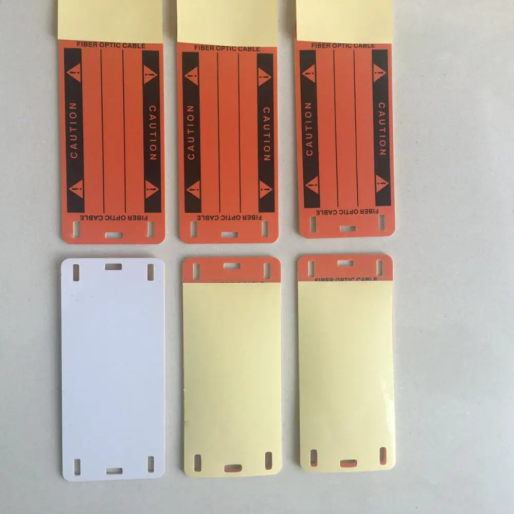 
Self Laminating Fiber Optic Plastic ABS Cable Tie Tag label 