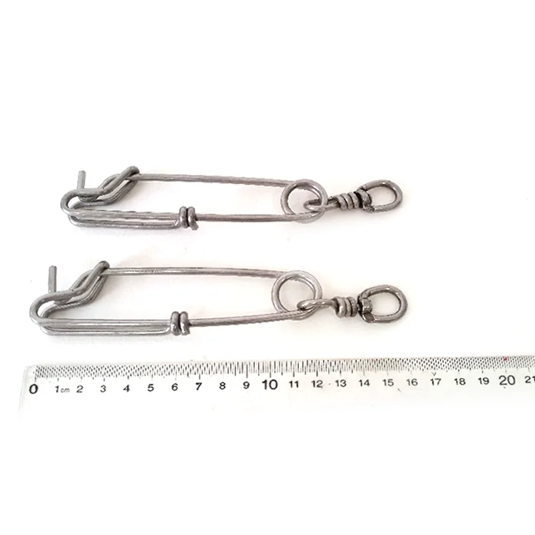 Stainless Steel Fishing Swivels Snap Speargun Float Line Fishing Snap Swivels