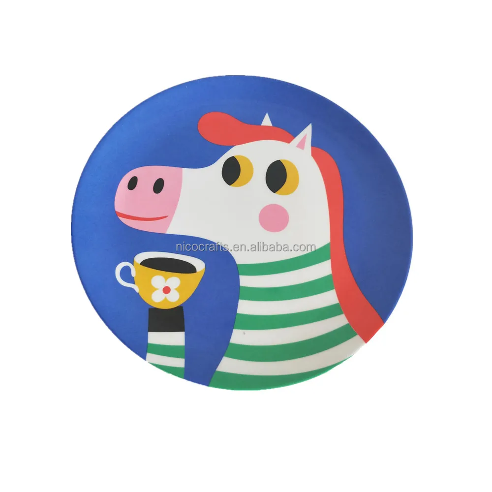 wholesale high quality custom kids melamine plates dinner set tableware