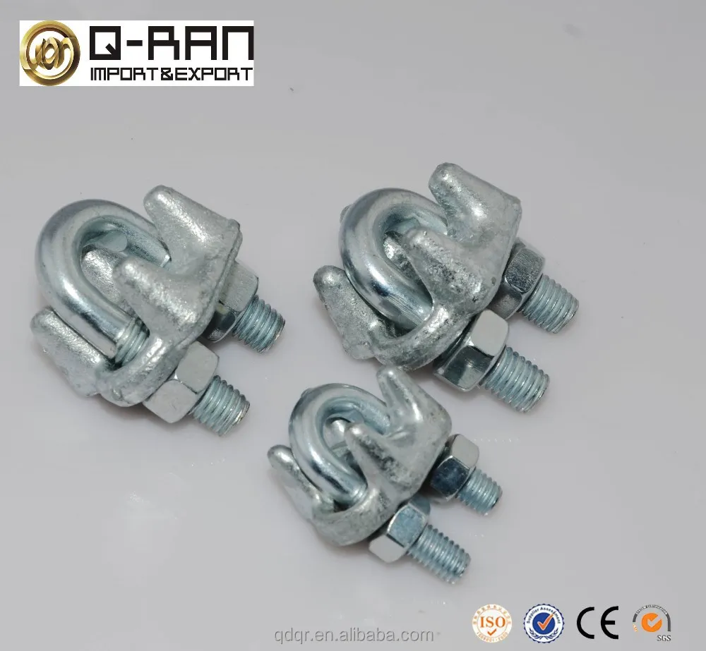 
US Type Drop Forged Wire Rope Clip Metal Cable Clamp 
