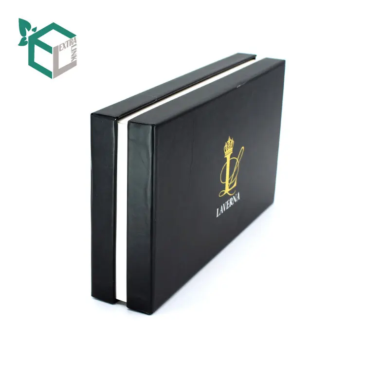 Luxury Top And Base Lid Cardboard Paper Long Wallet Packaging Box