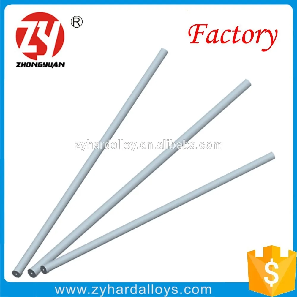 Твердых карбид вольфрама стержни с отверстием в центре