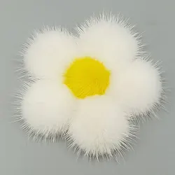 Custom mink fur flower decoration clothing accessories