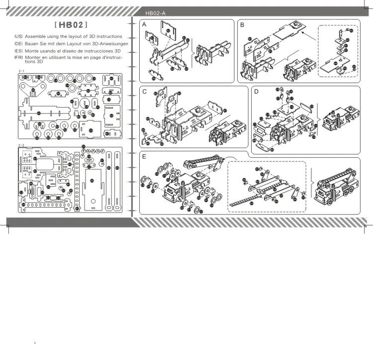 Red bus fire fruck model high-grade collectibles wooden kit good for thought training