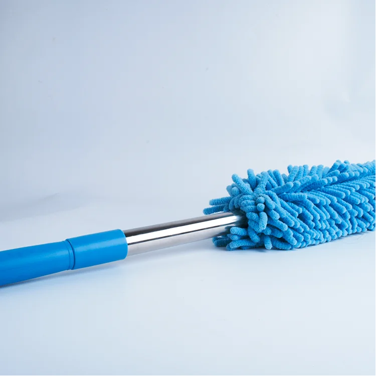 Greenwell Microfiber Ceiling Duster Removable Chenille Dusting Cloth with Telescopic Pole