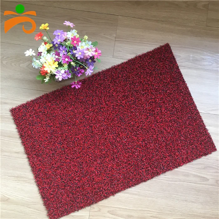 Быстрый Поставщик Пластиковые Трава ПВХ входные двери коврик