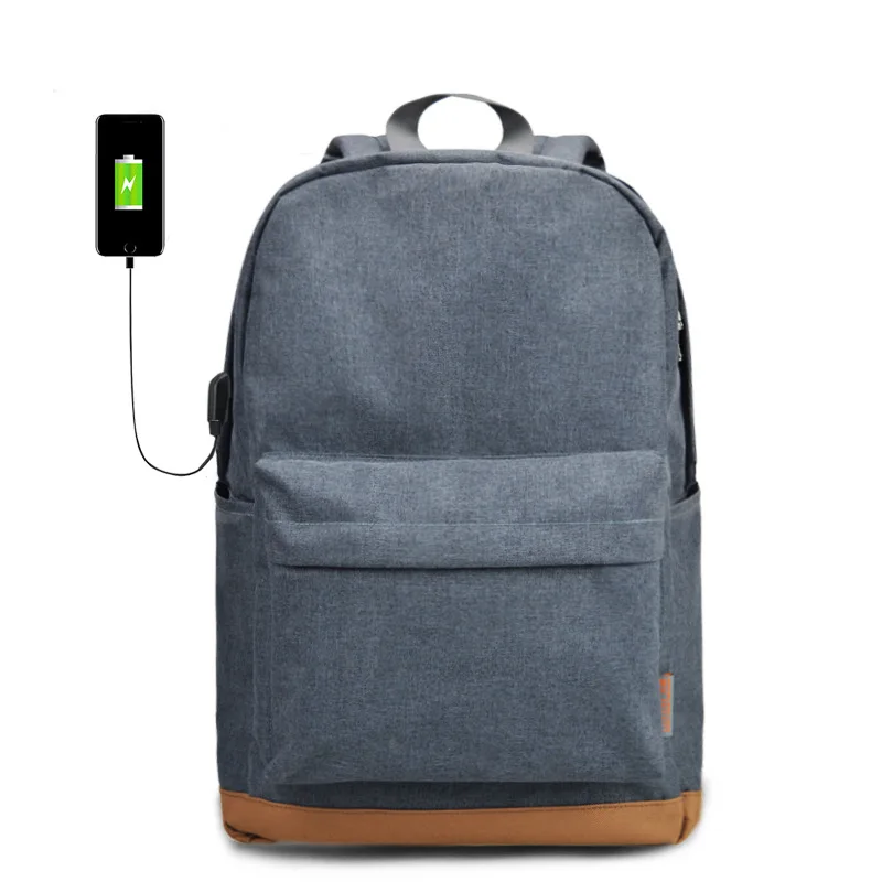 New Trendy Waterproof Outdoor Travel Backpack Student USB Charging Backpack Bag