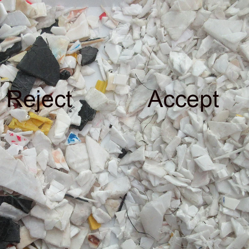 CCD Recycling Plastic Pellets Electrostatic Color Sorting Machine