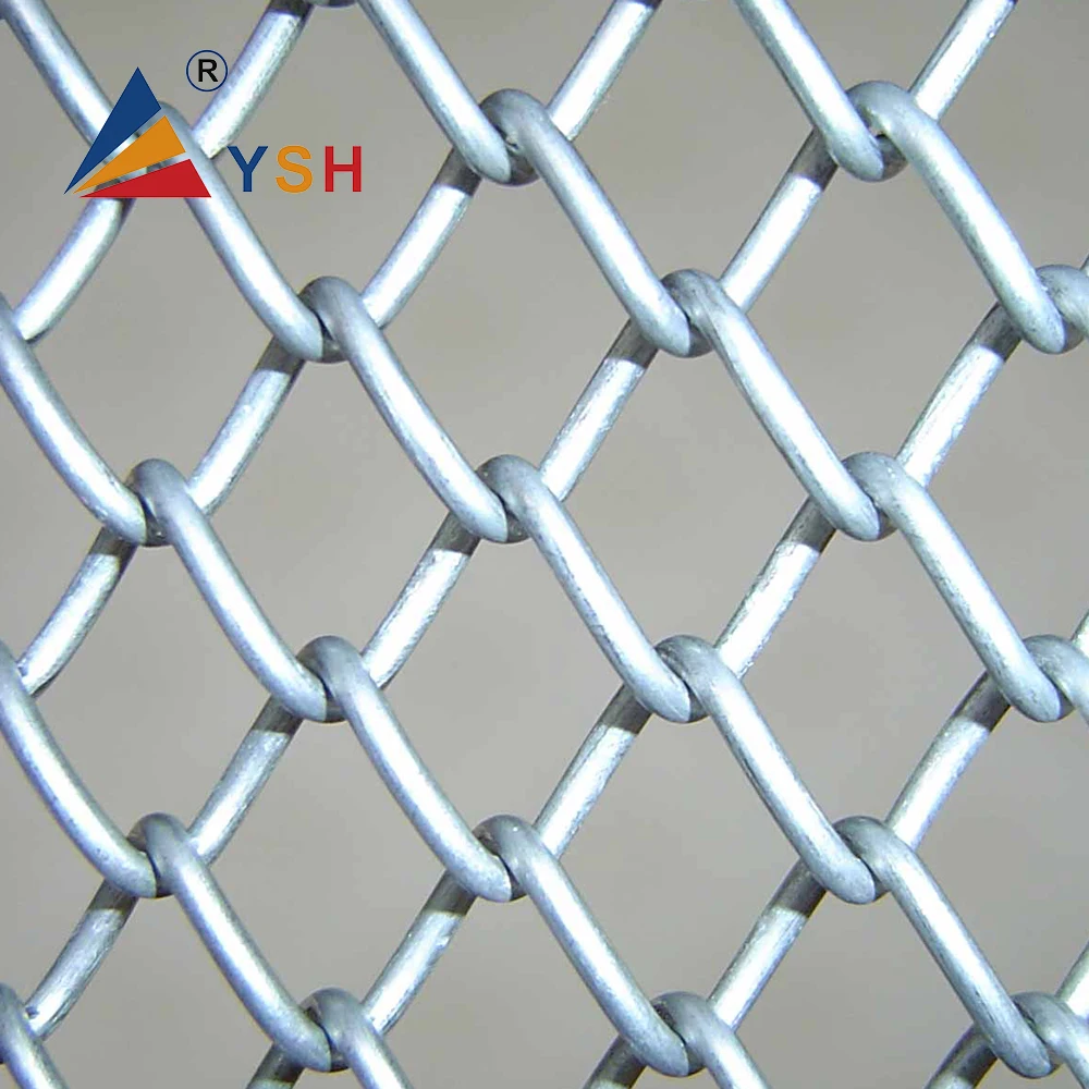 Mesh size 60*60mm proof Tennis court chain link wire mesh fence
