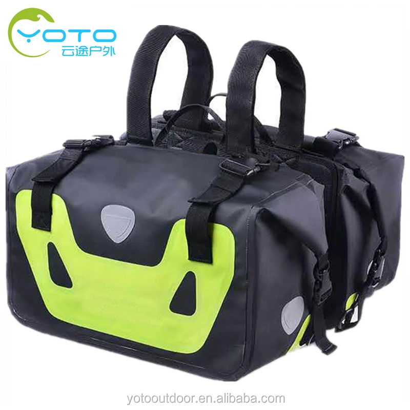 2019 Hot Sale PVC Tarpaulin Waterproof Motorcycle Side Tail Saddle Bag 25L for Cycling