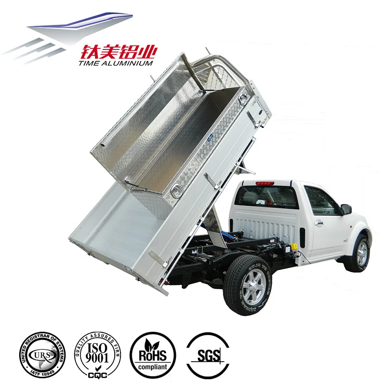 
TIME anti-corrosion Silverado HiLux ute tray body aluminum dropsid truck bodi with cnc aluminium machining 