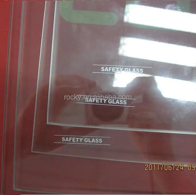 qingdao 4mm tempered glass for refrigerator glass shelf