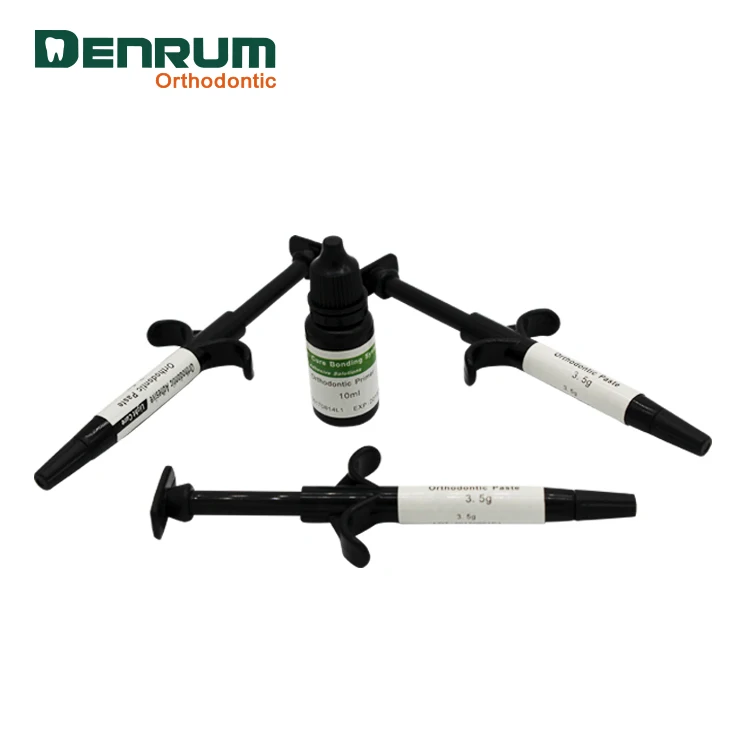 
Orthodontic Light Cure Paste Resin Dental Adhesive Syringe Bonding System 