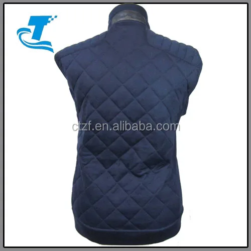 
OEM new design breathable autumn men quilted golf vest 
