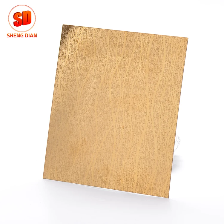 Manufacture and wholesale wall decoration embossed stainless steel sst learn plate/316L plate