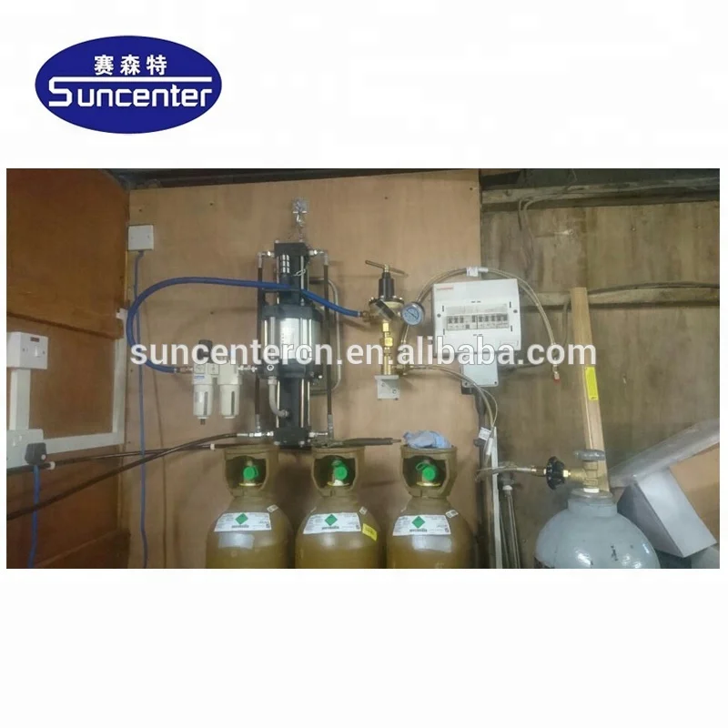 Suncenter pneumatic 6000 psi high pressure gas transfer pump