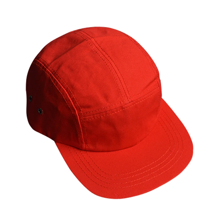 Custom Blank 5 Panel Camp Cap,wholesale Flat Brim Camp hat