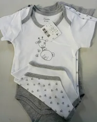 Cheap Price Less 1 Dollar Baby Clothes Romper With Short Sleeve