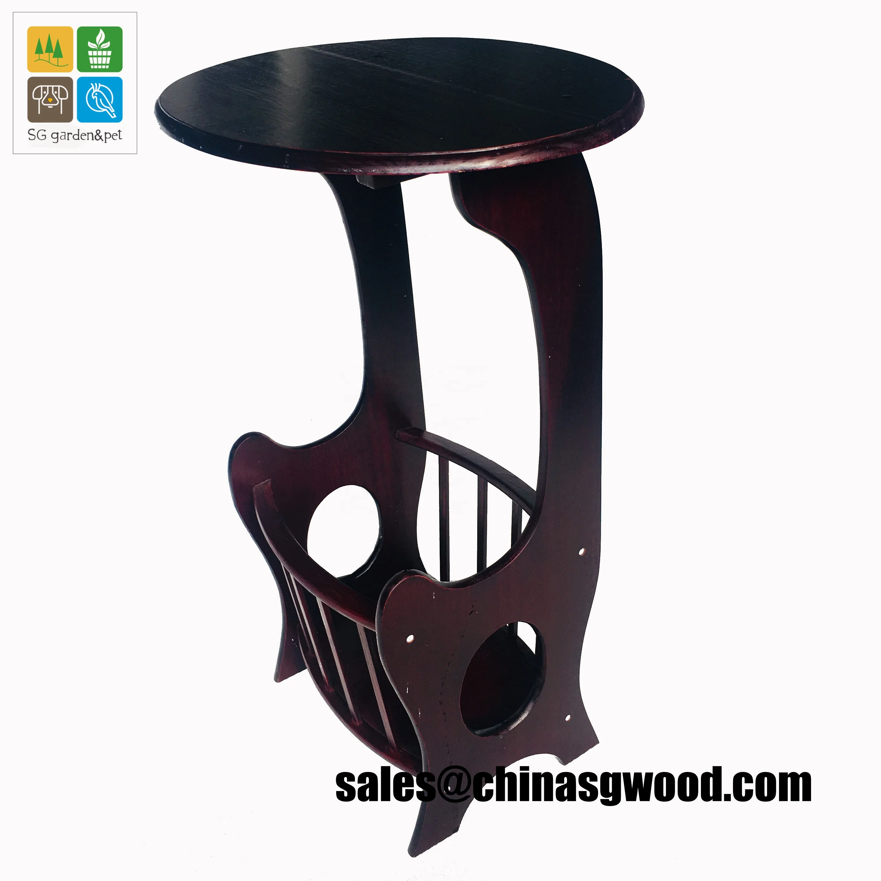 SenGong Wood Nesting Table/small Furniture Wood Magazine Table Magazine Holder Wooden Table