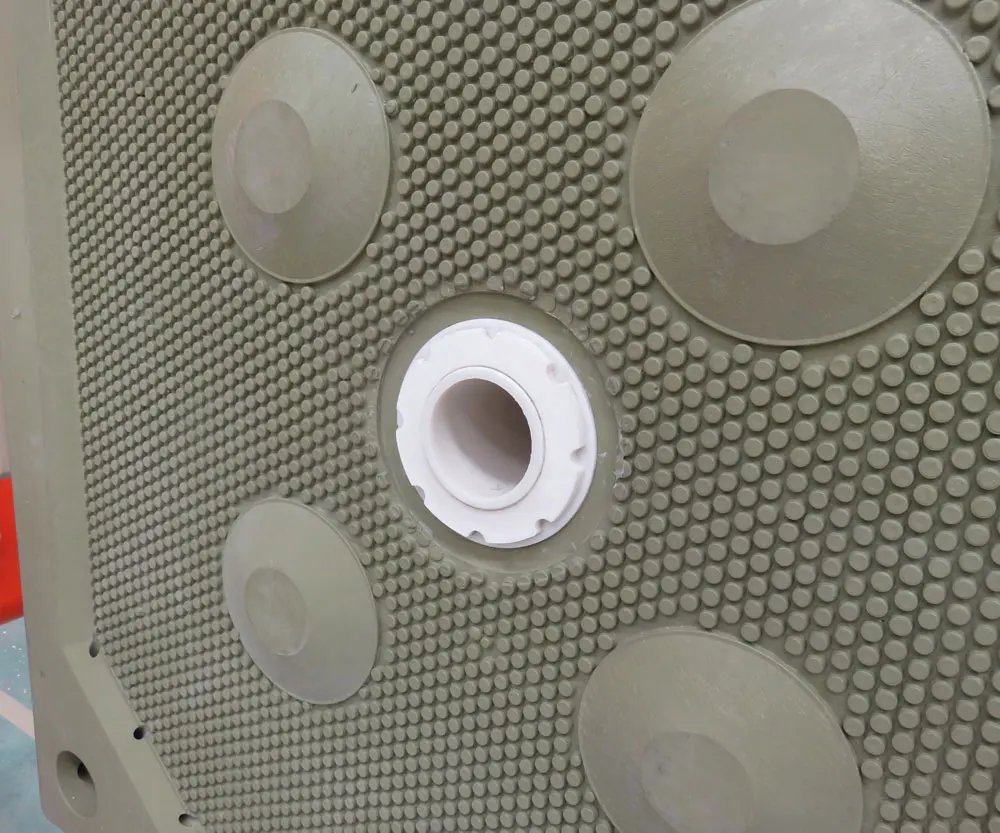 high temperature resistance PP material filter plate for filter press machine