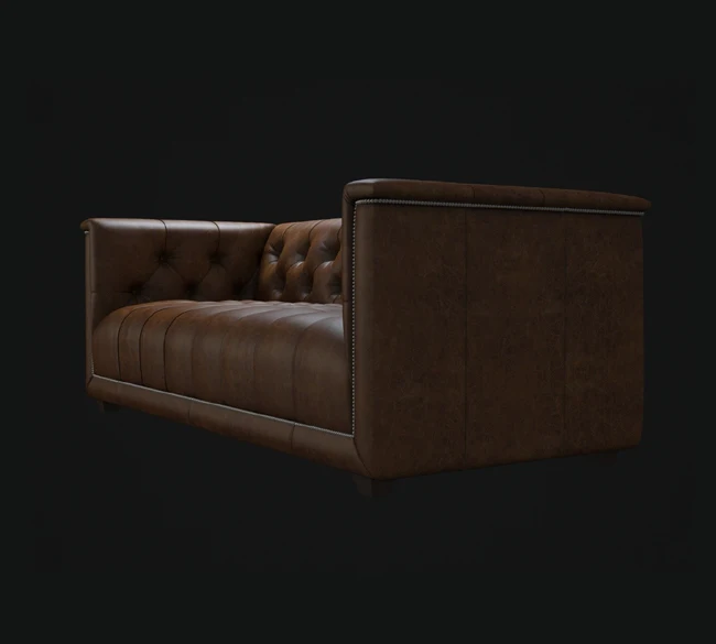 2-местный кресло в винтажном стиле; Итальянская кожа/Германия дизайнерский диван на двоих