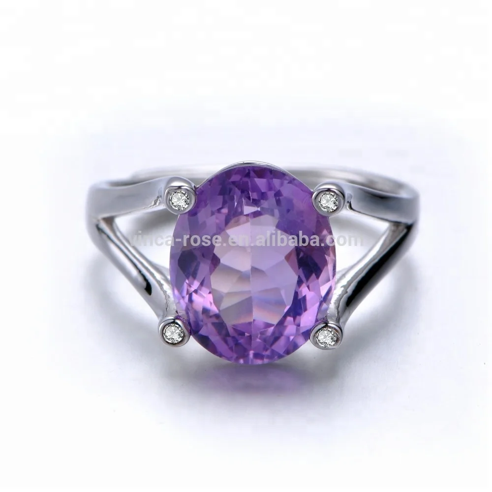 amethyst ring alibaba express silver gemstone jewelry china wholesale
