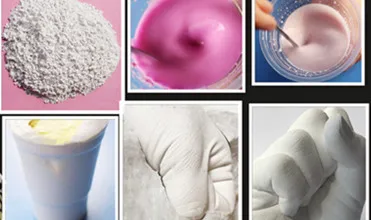 Birthday gifts baby mould casting chromatic alginate impression material powder