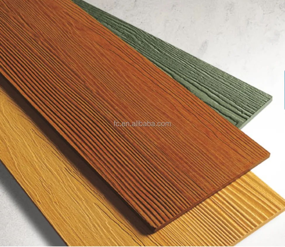 
CE Mark, Australian Standard, primed and pre-finished colors fiber cement panel siding 