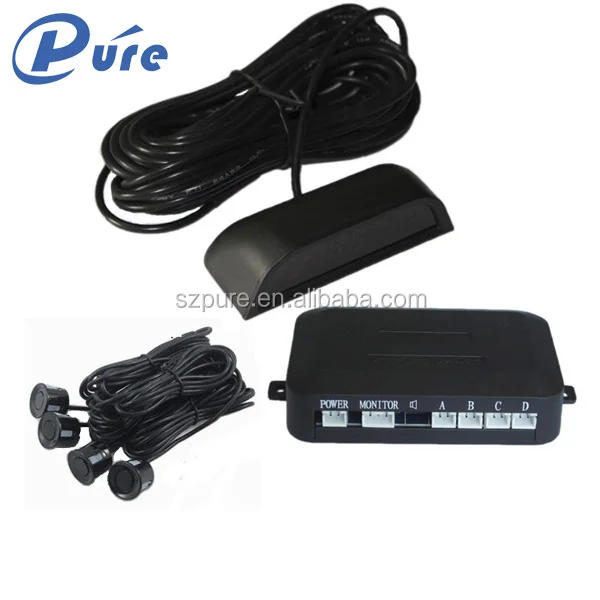 Beeper Parking Guidance System LED Monitor Kit Original Car Reverse Parking System 4 Sensors Radar System