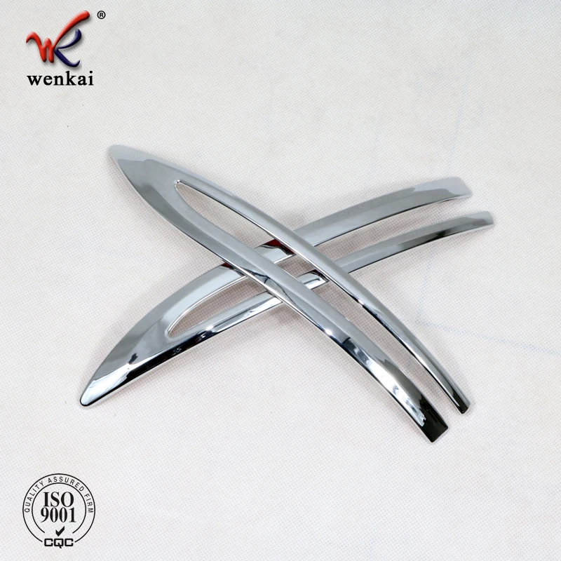 ABS Side Door Rear View Mirror Strip Decoration Trim For Nissan Leaf ZE1 Kicks 2017 2018 Car Accessories