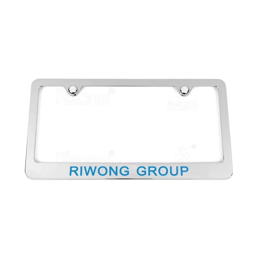 Custom theme number plate frame