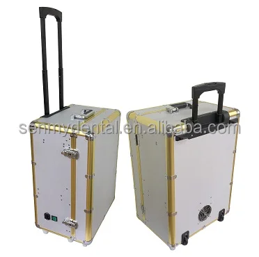 S112 CE Full Set Mobile Portable Dental Unit with Air Compressor and Suction All in One Mode Delivery Unit