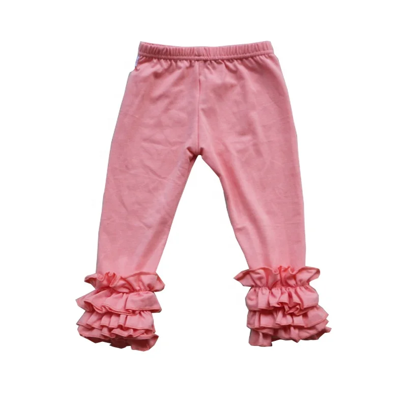 Kids Fashionable Fall Clothing Evening Dress Baby Girl Boutique Clothes Fitted Cotton Icing Pants Sets Baby Clothing Clothe