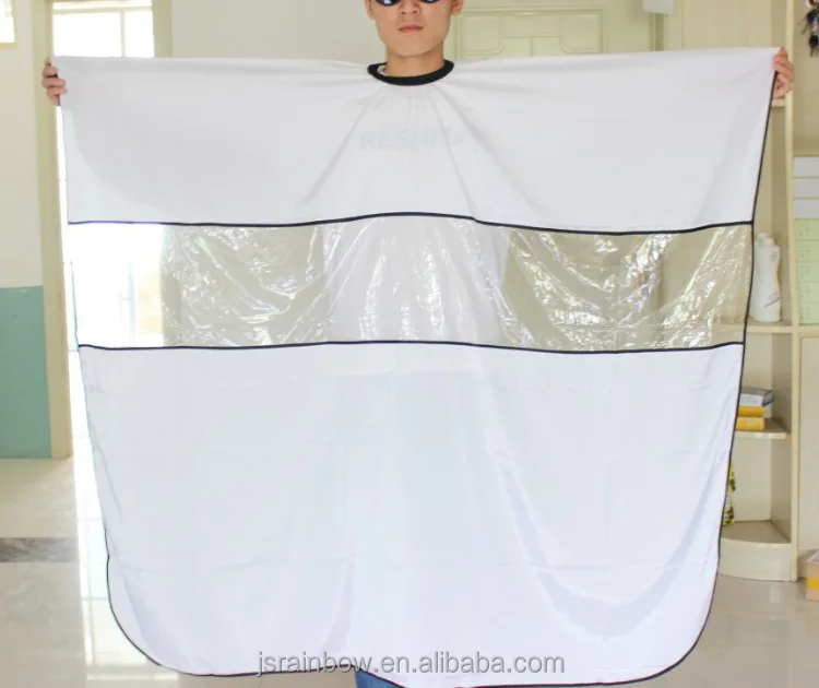 Transparent Adult Hairdressing Cape Gown