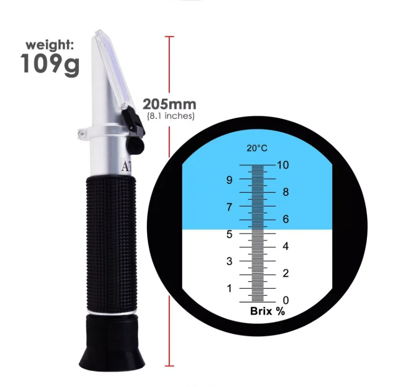 0-32% Brix Refractometer direct selling best quality hot sale honey Refractometer Sugar meter test range
